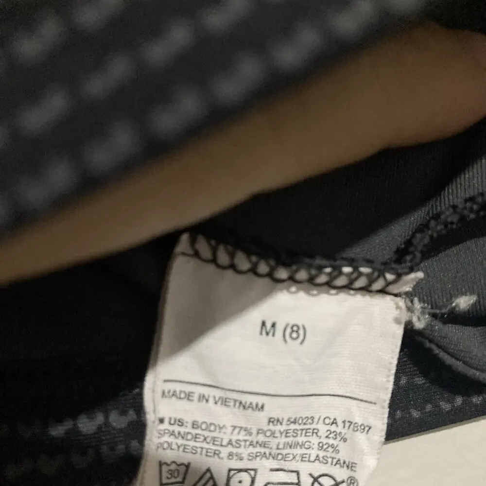 Old Navy Active Girls Sports Bra Black Size M (8) Training Athleisure